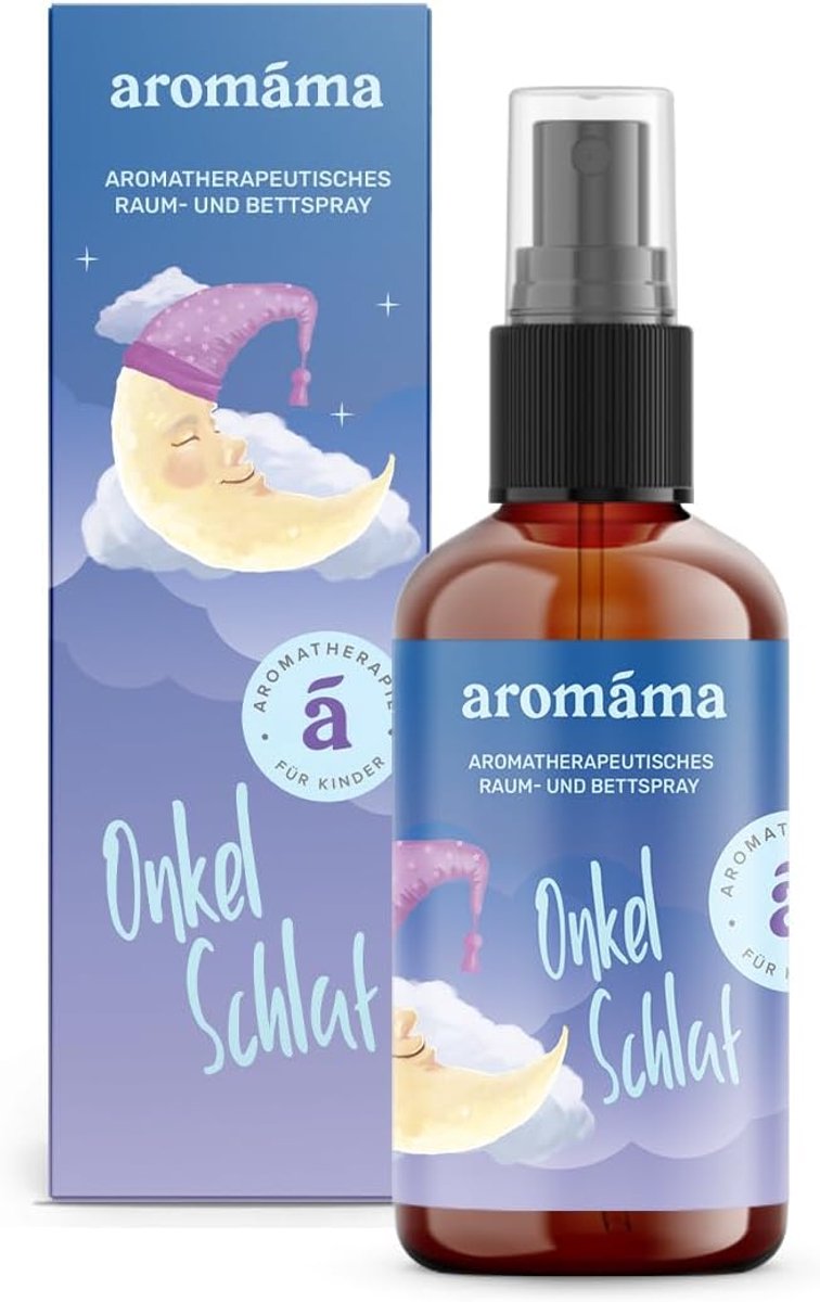 SnelShoppen - Sleepy Moon Aromatherapie Slaapkamer Spray met Lavendel, Marjolein, Rosalina & Den - Natuurlijke Luchtverfrisser voor Kinderen en Volwas