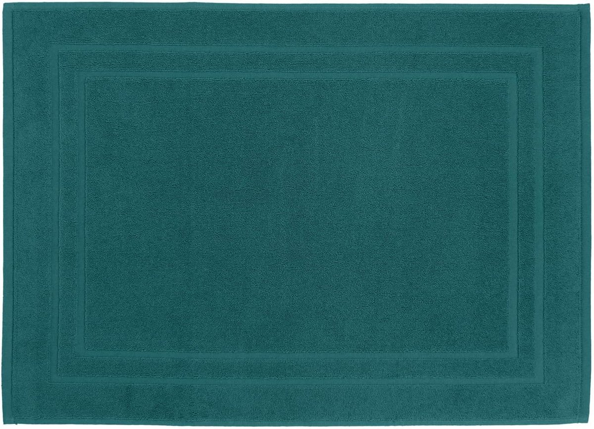 SnelShoppen - Badmat 50 x 70 cm - 100% Katoen - Ultra-Absorberend 700 g/m² - Eendblauw - Luxe en Comfortabel voor Badkamer, Douche, en Wellness
