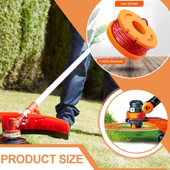 Reserve Spoelen Set - Trimmer Draad - Gazon Onderhoud - Sterke Kwaliteit - 5 Stuks — afbeelding 5