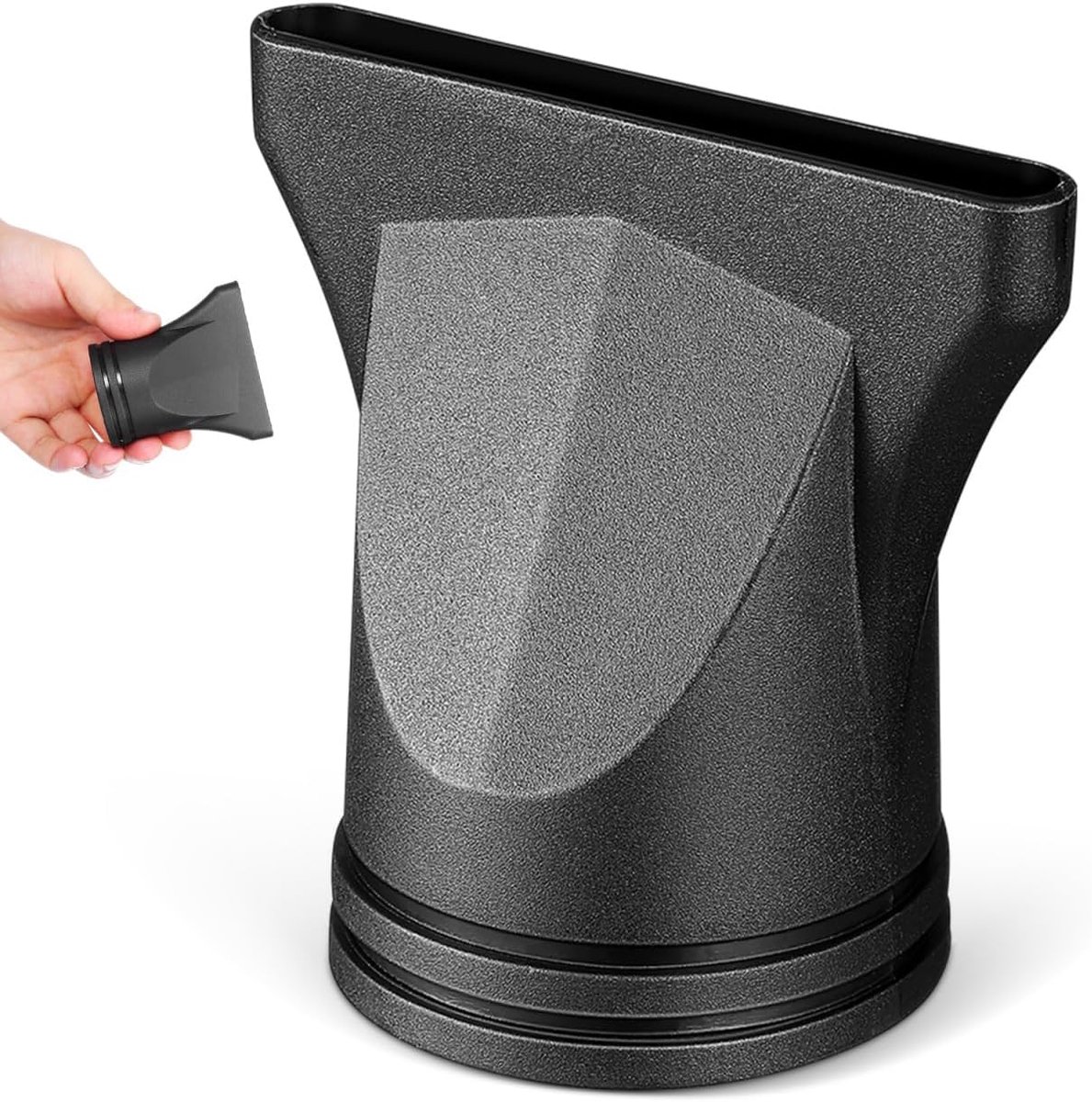 SnelShoppen - Luchtafscheider voor Ventilatoren en Haardrogers, Universeel Plat en Smal Concentrator Mondstuk, Haardroger Accessoires voor Thuis en Sa
