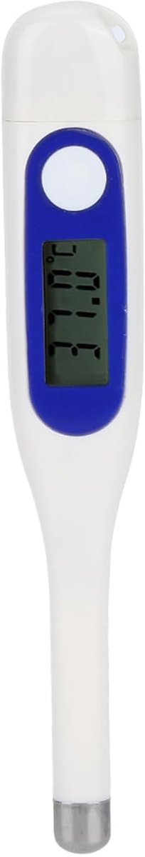 SnelShoppen - Professionele Digitale Veterinaire Thermometer voor Huisdieren - LCD, Waterdicht, Geschikt voor Honden, Paarden, Varkens, Schapen en Mee