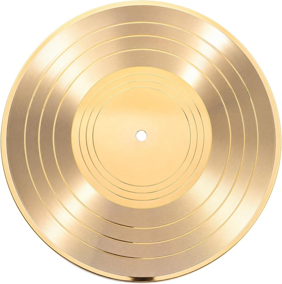 Thijox - Vintage Grammofoonplaatklok - Creatieve Vinyl Wandklok met Gouden Accenten - Retro Wanddecoratie voor Woonkamer, Café en Bar - Uniek Design v