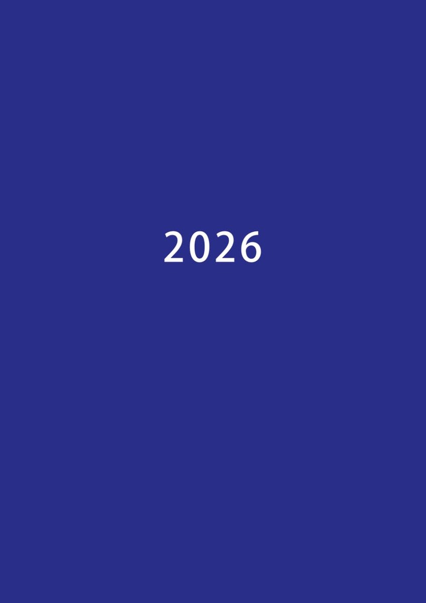 SnelShoppen - 2026 Terminkalender A4 met Tijdindeling | Dagplanner en Zakelijke Agenda | Blauw Dagboek voor Efficiënt Tijdbeheer | 1 Dag op 1 Pagina |