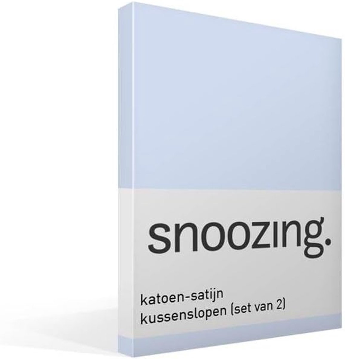 SnelShoppen - Luxe Satijnen Katoenen Kussensloop 60x70 cm - Zacht, Ademend en Stijlvol - Perfect voor Slapen, Slaapkamer en Gasten