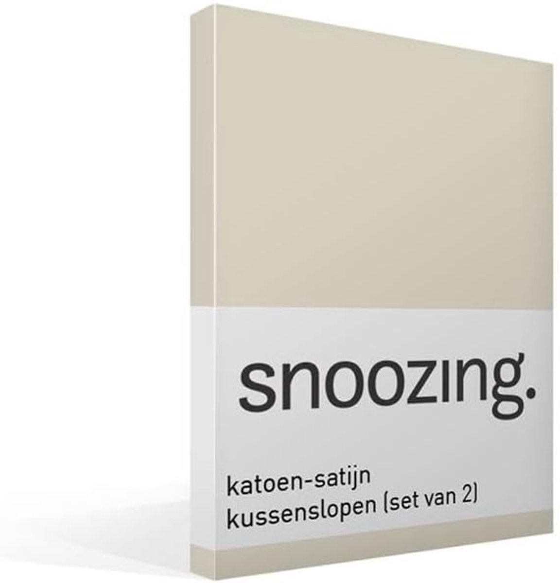 SnelShoppen - Luxe Satijnen Katoenen Hoeslaken - 60x70 cm - Ivoor - Zacht en Ademend - Perfect voor Slaapkamer en Gastenkamer - Hoogwaardige Kwaliteit