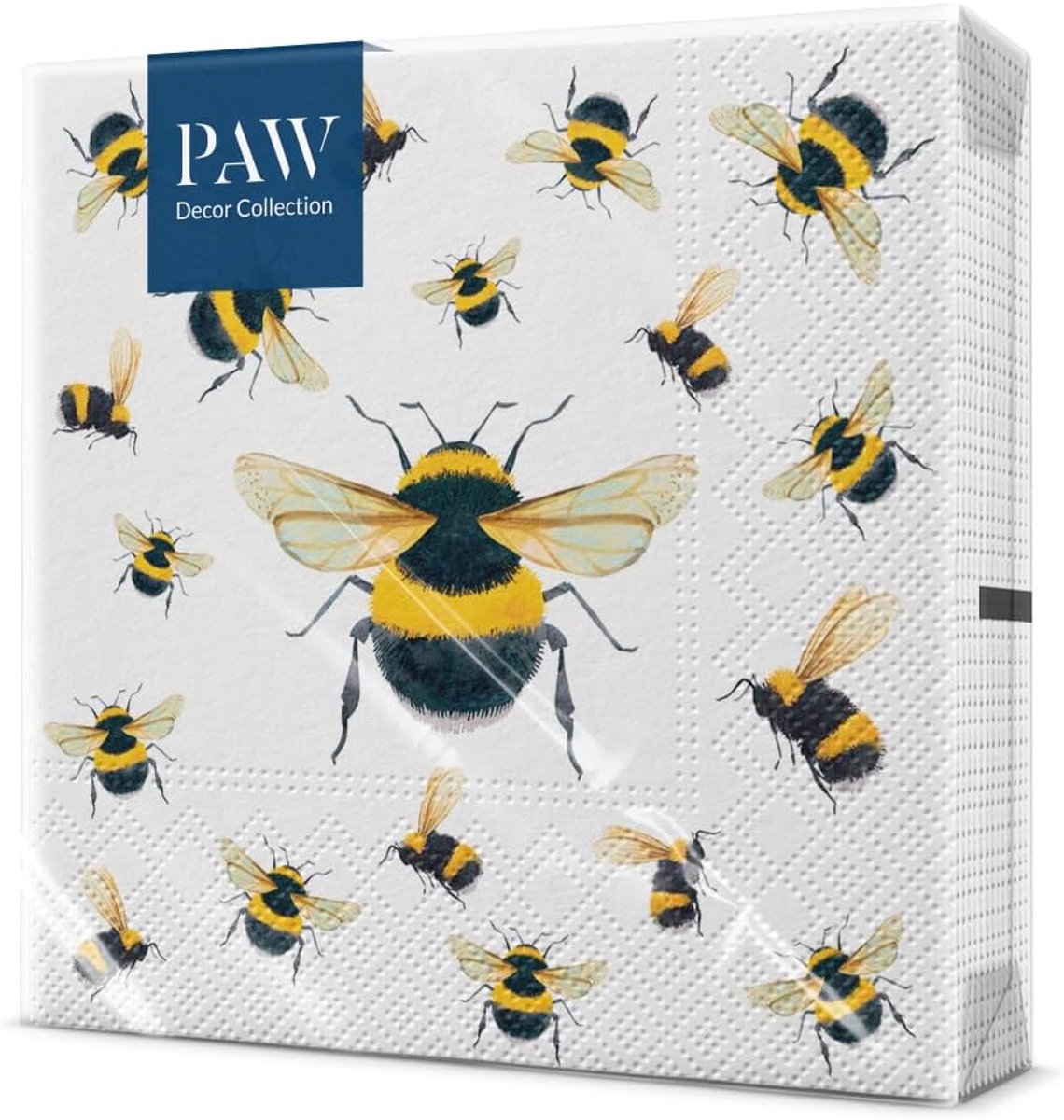 SnelShoppen - Multicolor Papieren Servetten 20 Stuks | 33 x 33 cm | Perfect voor Feestjes, Verjaardagen, Picknicks | Absorberende Disposable Servetten