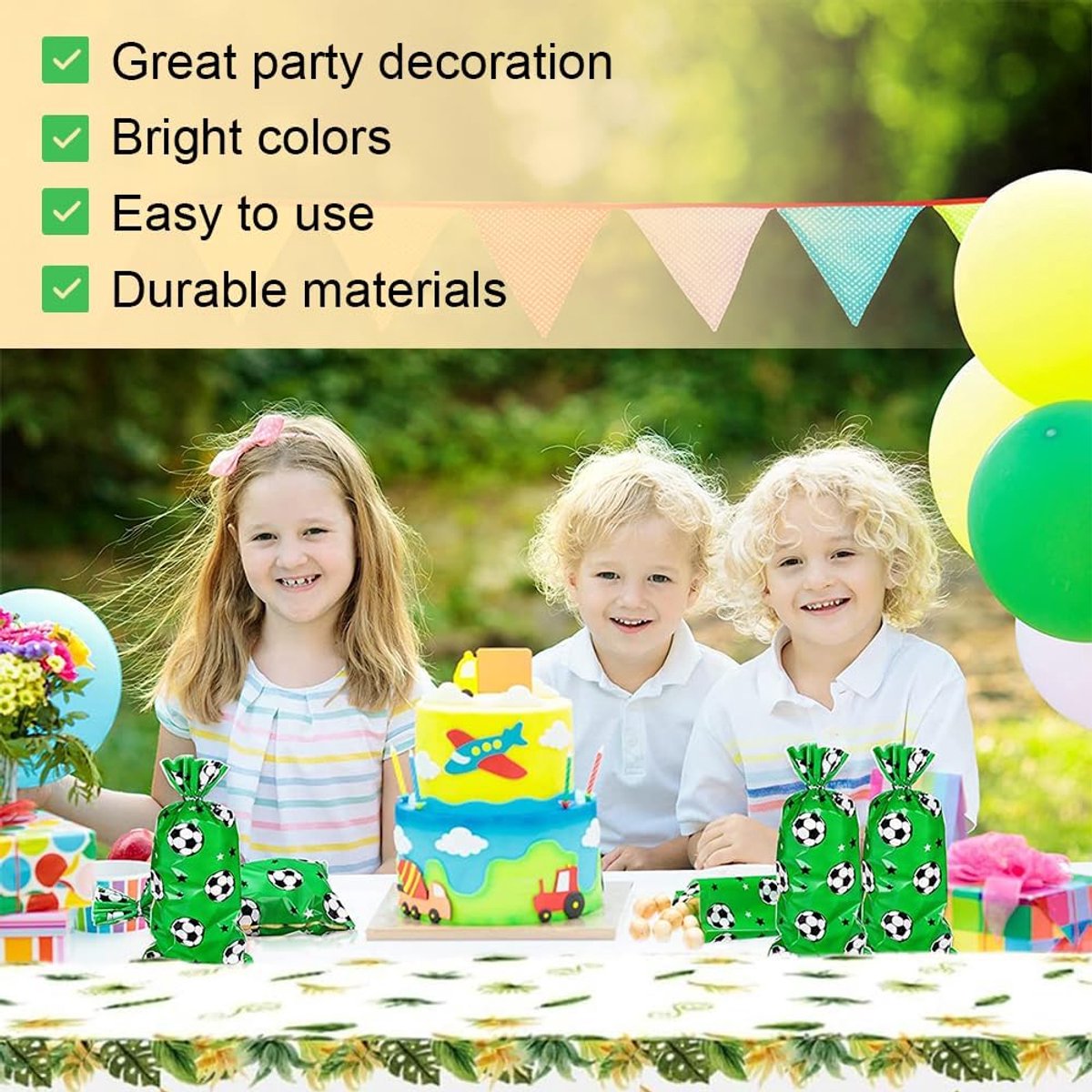 SnelShoppen - Dinosaurus Tafelkleed Party - Groen Tafelkleed 220 x 130 cm voor Kinderverjaardag en Dinosaurus Feestdecoratie