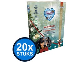 20x Renske - Vers hond adult limited kerstdiner 395gr - Hondenvoer Natvoer - 395 g