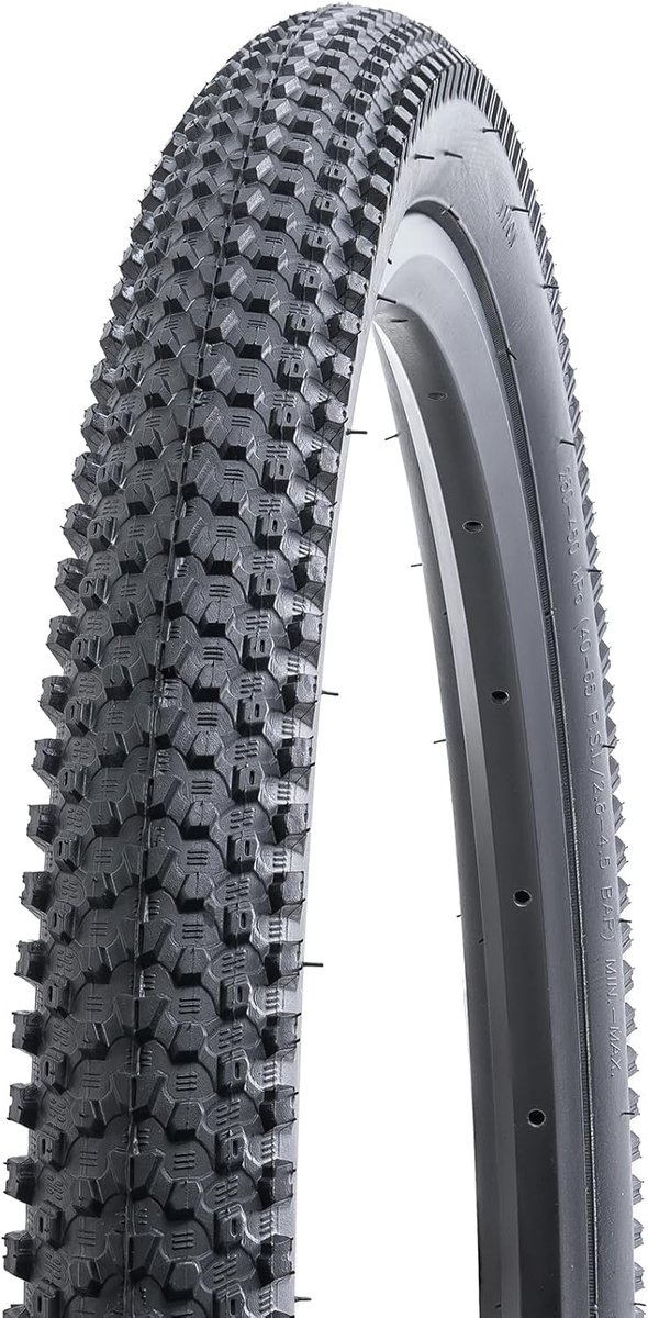 SnelShoppen - 26 Inch Vouwbare Fietsband 26x1.95 - Geschikt voor MTB, Stadsfiets, Gravel en Racefiets - Max. Draagvermogen 90 kg - Inflatie 40-65 P.S.