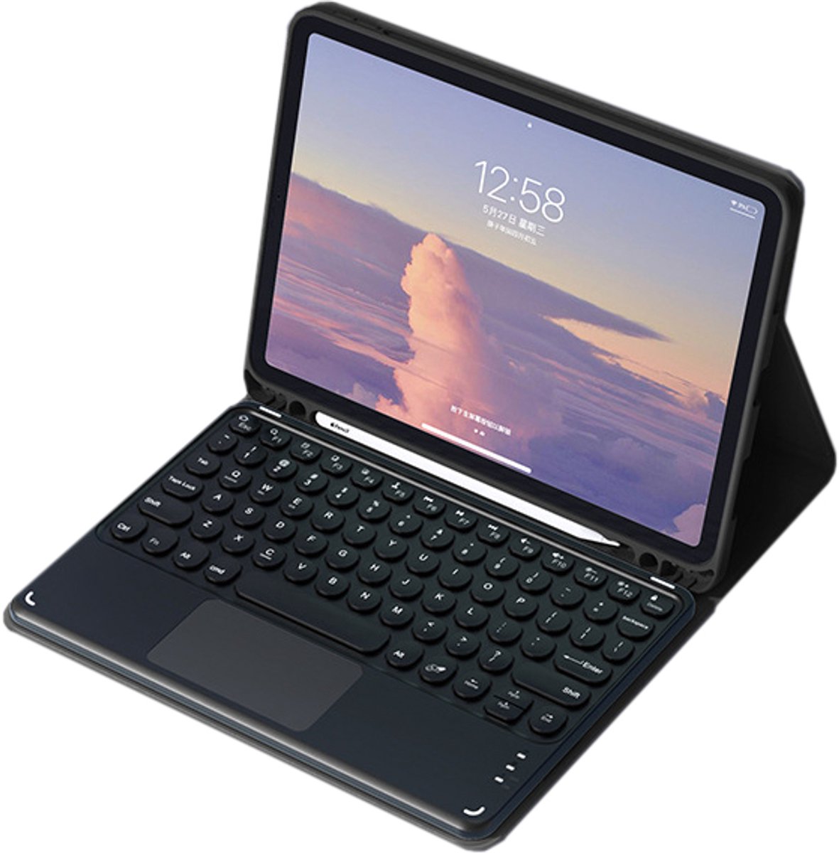 Bluetooth-toetsenbordhoes voor Galaxy Tab S7 FE