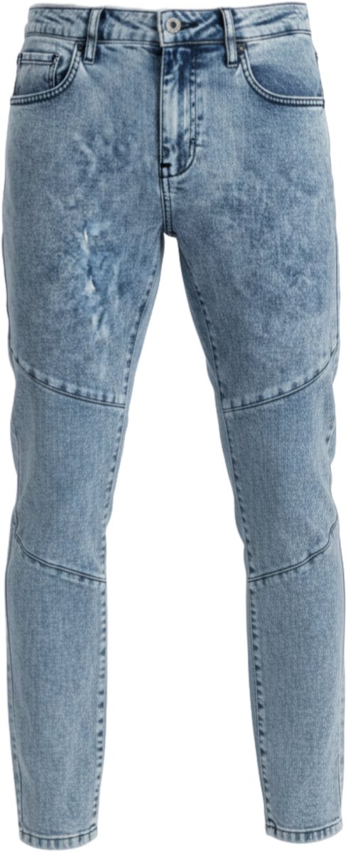 OMBRE Slim - slim fit - katoen - knopen Indigo M