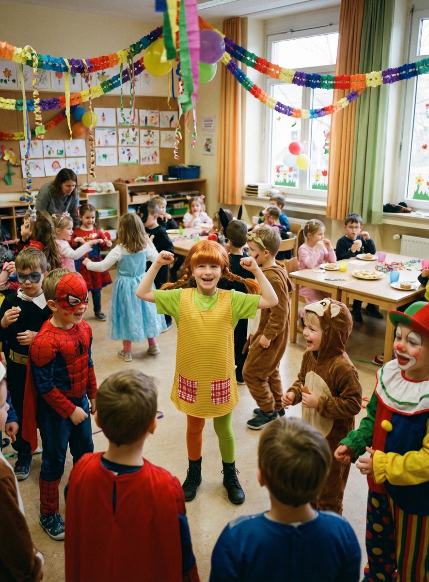METAMORPH GmbH - Pippi Langkous kostuum voor meisjes - 98-104 cm (3-4 jaar)