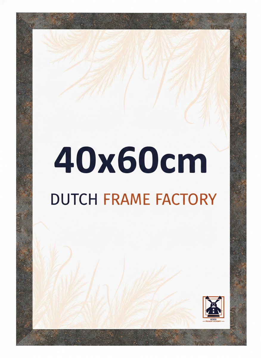 Fotolijst 40x60 cm - MDF - Geoxideerd Metaal - Benno