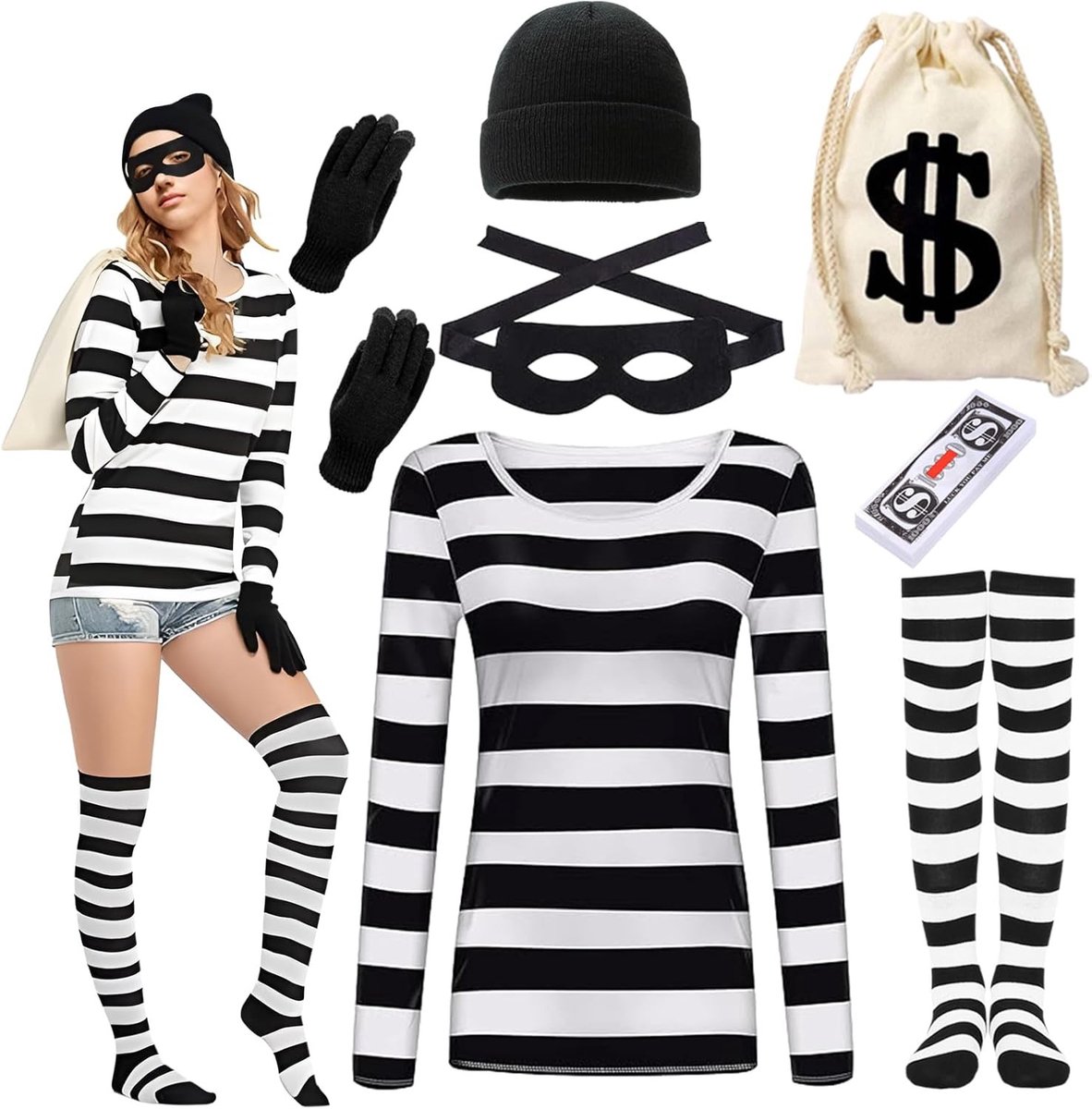 Unisex Raveparty Kostuum voor Carnaval en Cosplay, Feestoutfit voor Avondkleding en Festivals
