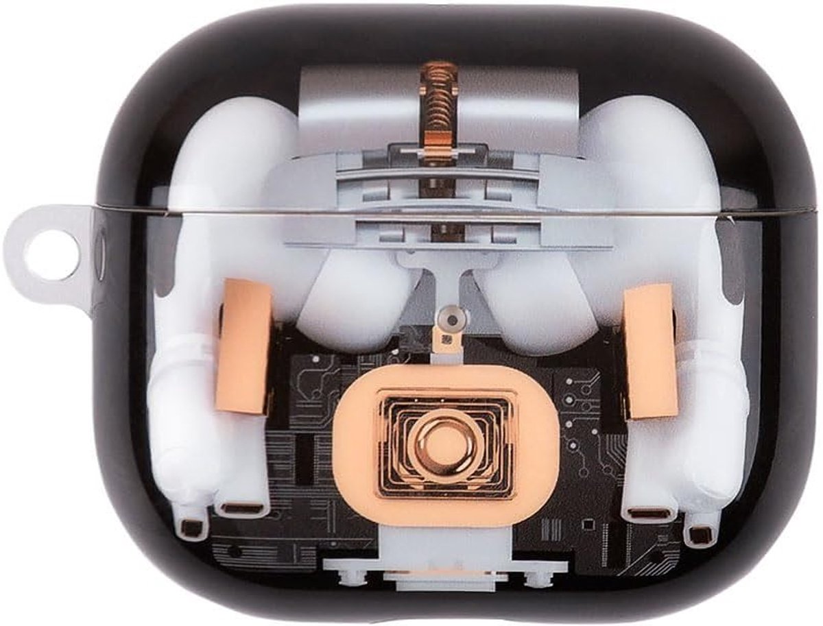 Compatibele TPU Hoes voor AirPods Pro 3 - Militaire Kwaliteit, Volledige Bescherming, Geschikt voor Vrouwen en Mannen - Zwart