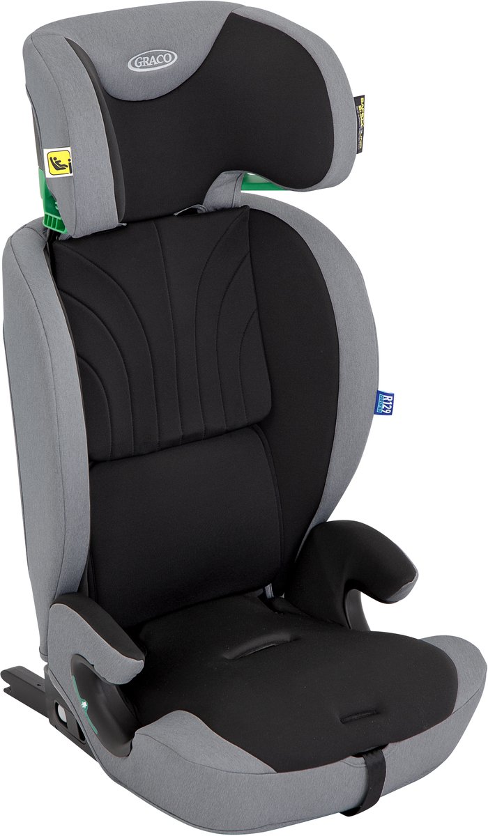 Graco Energi i-Size R129 - Meteor - Autostoel met ISOFIX en Top Tether - van 76 tot 150 cm (ca. 15 maanden tot 12 jaar)