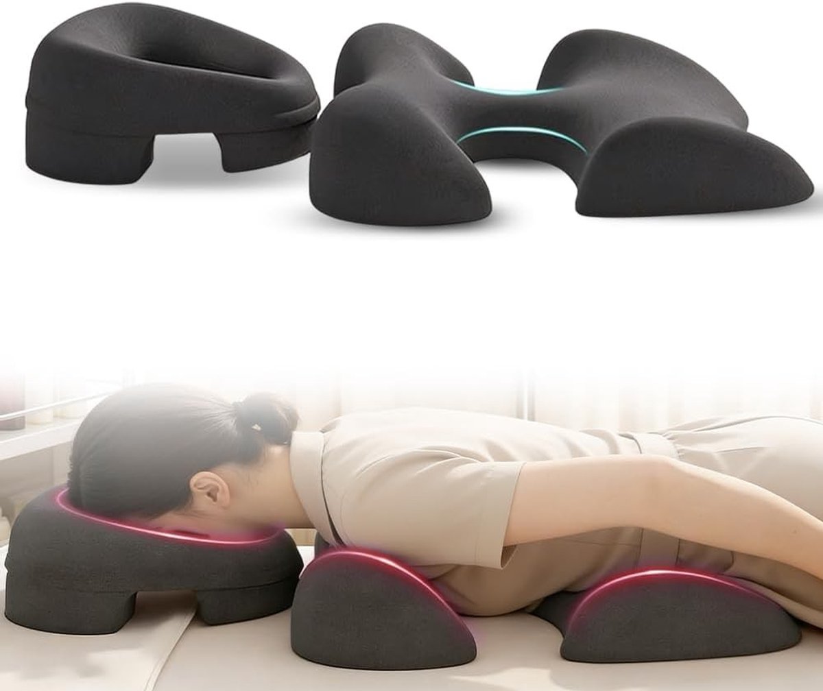 Massage Gezichtskussen en Borststeunkussen - Ergonomisch Memory-schuim - Ondersteunt Buikligging - Comfortabel en Duurzaam - Voor Beautysalons en Thuisgebruik