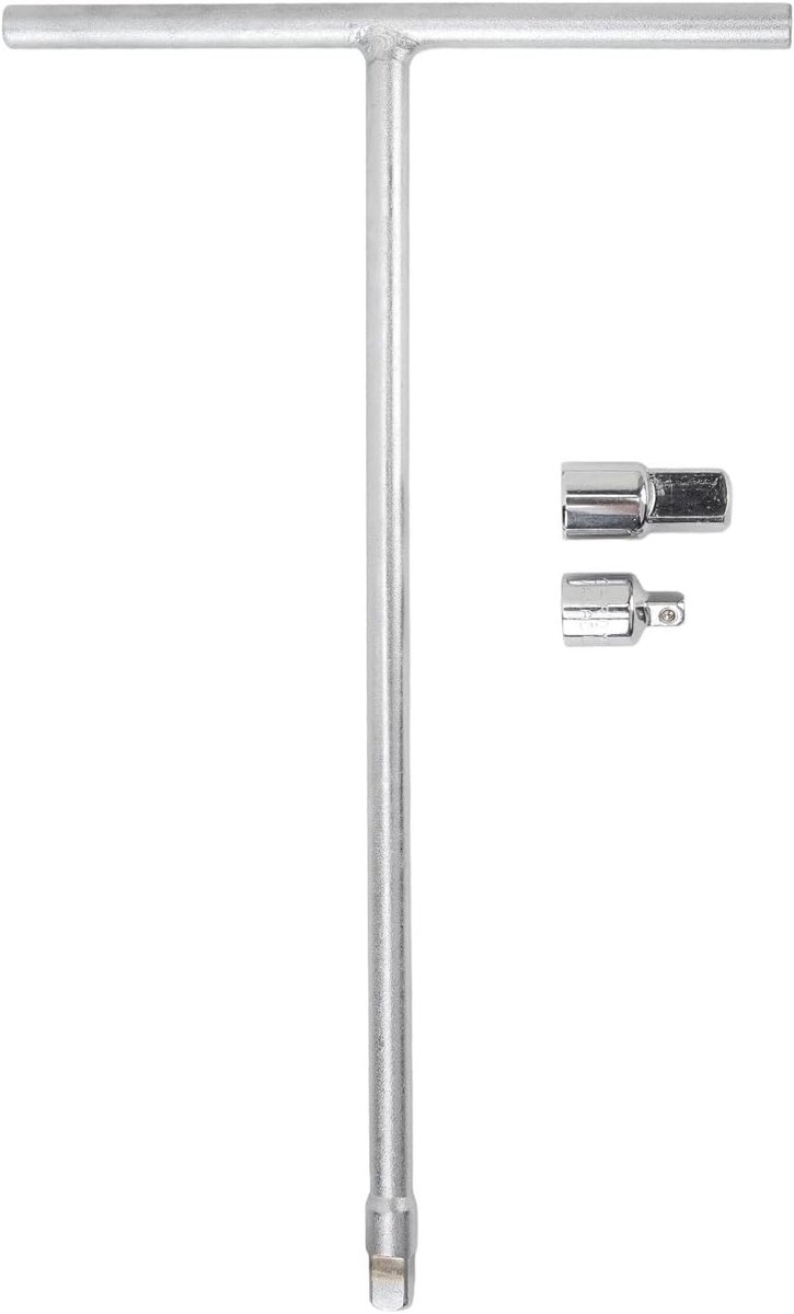 Complete Set van 3/8" Vanadium Chrome Stalen Steeksleutels met T-Handgreep en Lange Adapter voor Auto en Motorfiets Accessoires