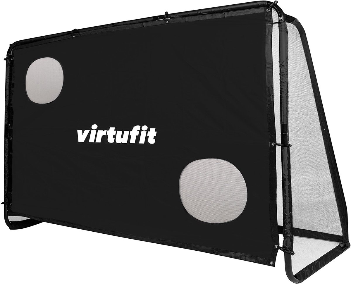 VirtuFit Voetbaldoel Pro - Voetbalgoal - 120 x 80 cm - Stevig metalen frame - Inclusief 4 grondankers - Snelle montage - Buitenspeelgoed voor kinderen — afbeelding 8