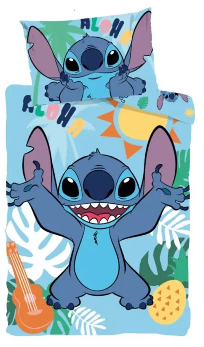 Stitch Peuterdekbedovertrek - 100 x 135 cm - Katoen