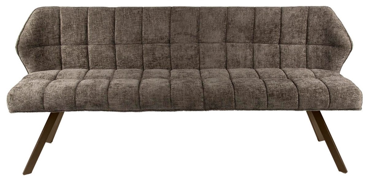 AnLi Style Eetkamerbank Raster taupe bruin