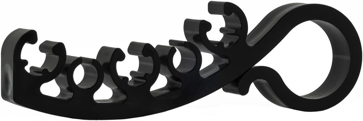 Gootklemmen - Dakgootklemmen - Bevestigen Verwarming - Vorstbestendig PVC - 20 stuks - Zwart