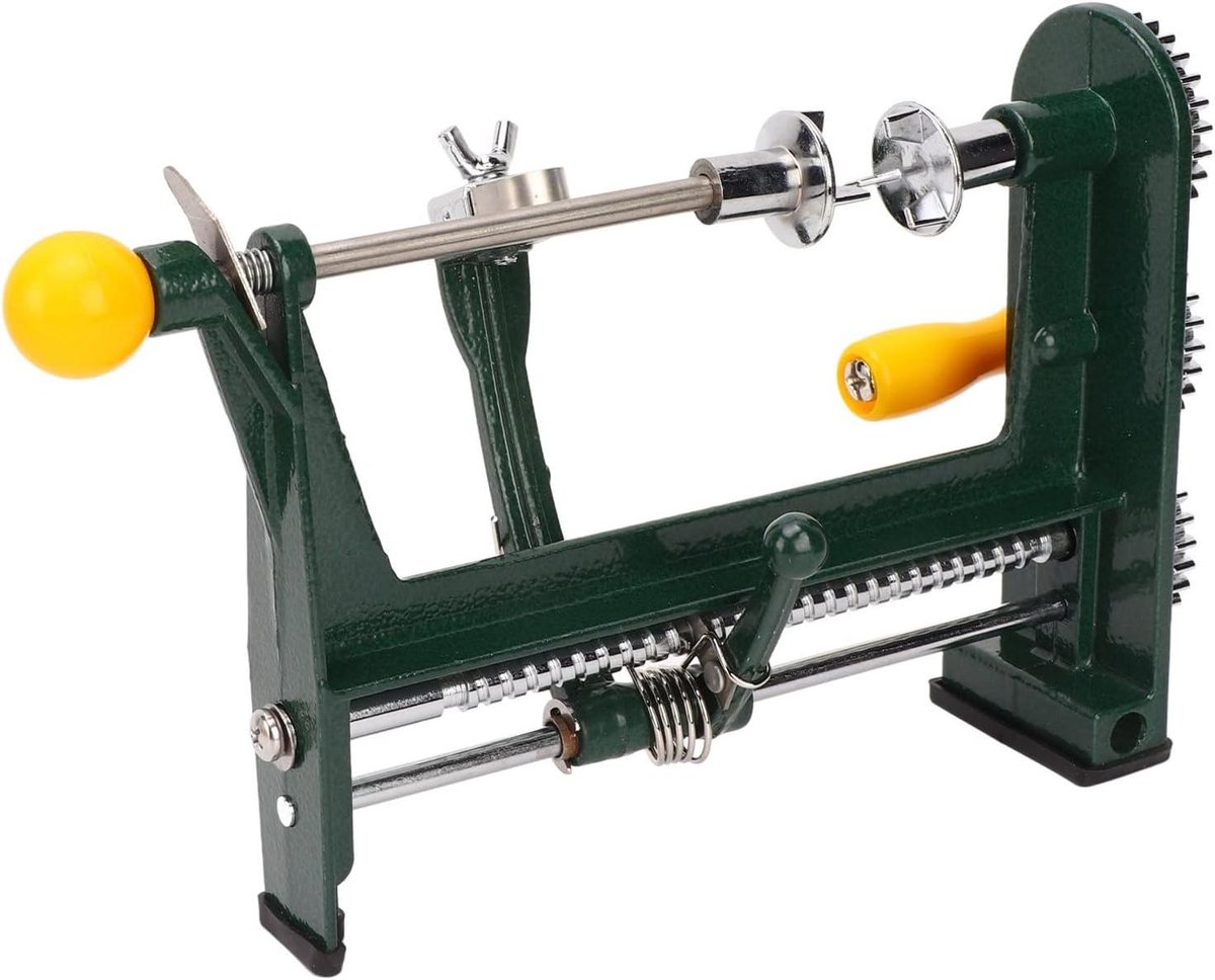 Appelschilmachine - Keukenapparaat - Fruit Voorbereiden - Robuust Roestvrij Staal - Met Klem - Zilver