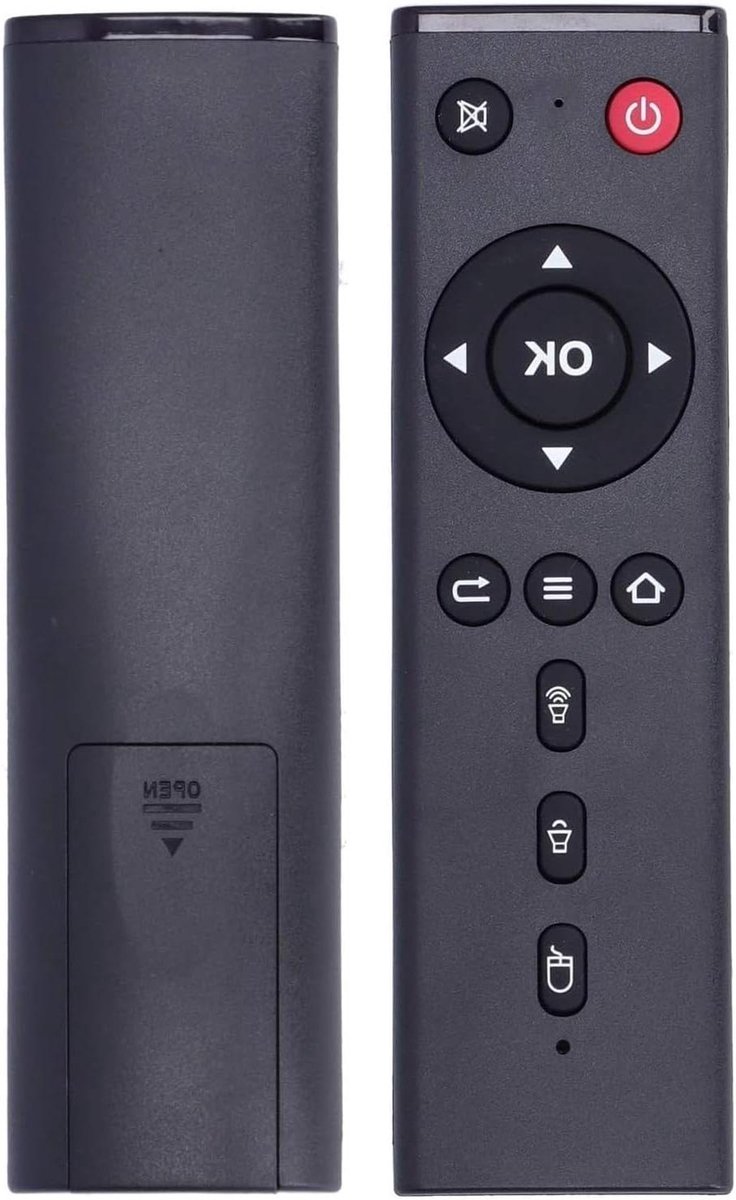 Afstandsbediening - TV Box Controller - TV Box Bediening - Geen Programmering Nodig - 14 cm - Zwart