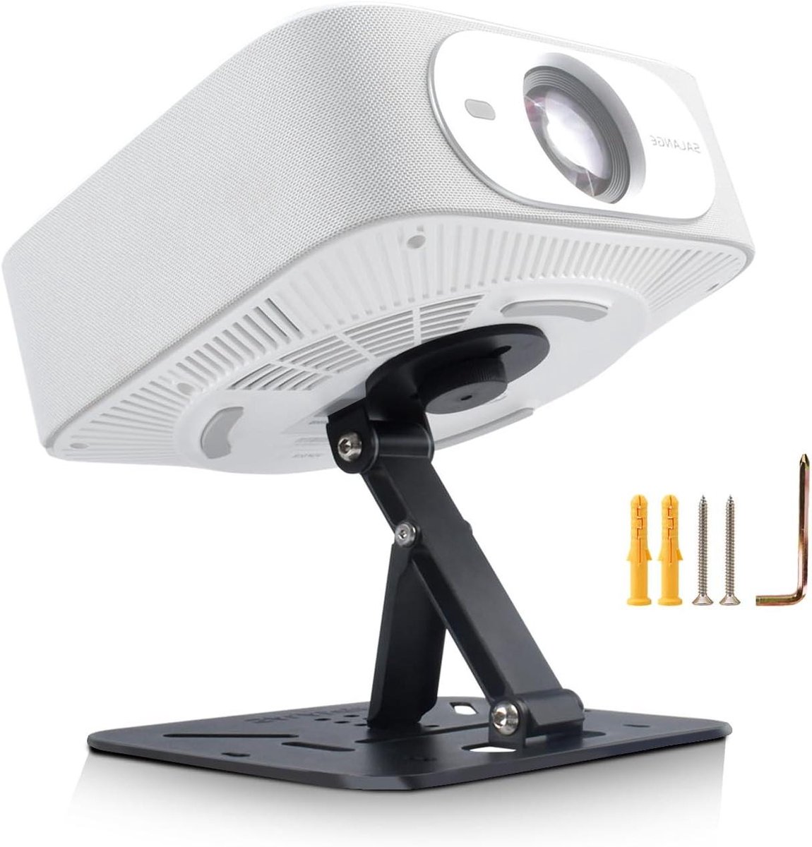 Projectorstandaard - Projectorhouder Beamer - Thuisbioscoop Instellen - 360 Graden Verstelbaar - 3 kg Draagkracht - Zwart