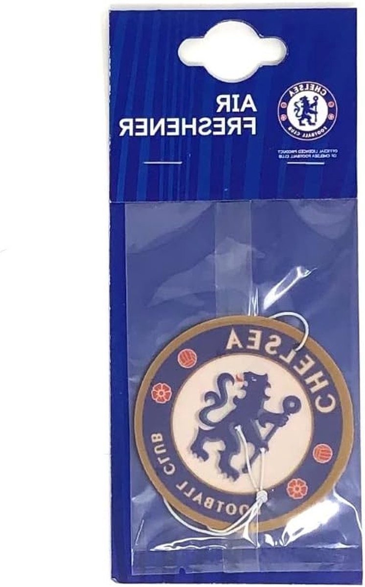 Chelsea FC Auto Luchtverfrisser - Voetbal Auto Geur - Auto Interieur - Officieel Gelicenseerd Product - 18.6 x 8.2 cm