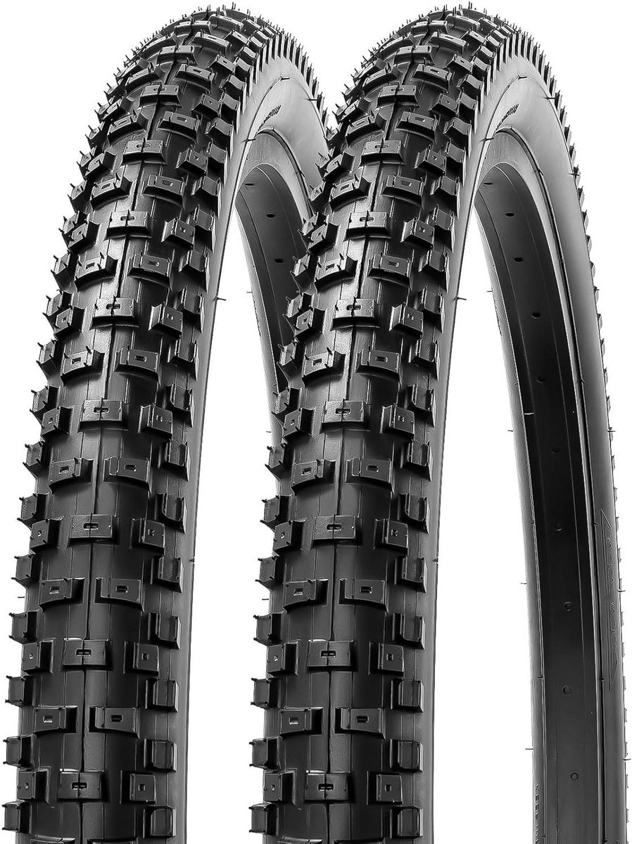 Fietsbanden en Binnenbanden - Banden Set - Mountainbiken Buiten - Goede Tractie - 24 x 2.3 inch - Zwart