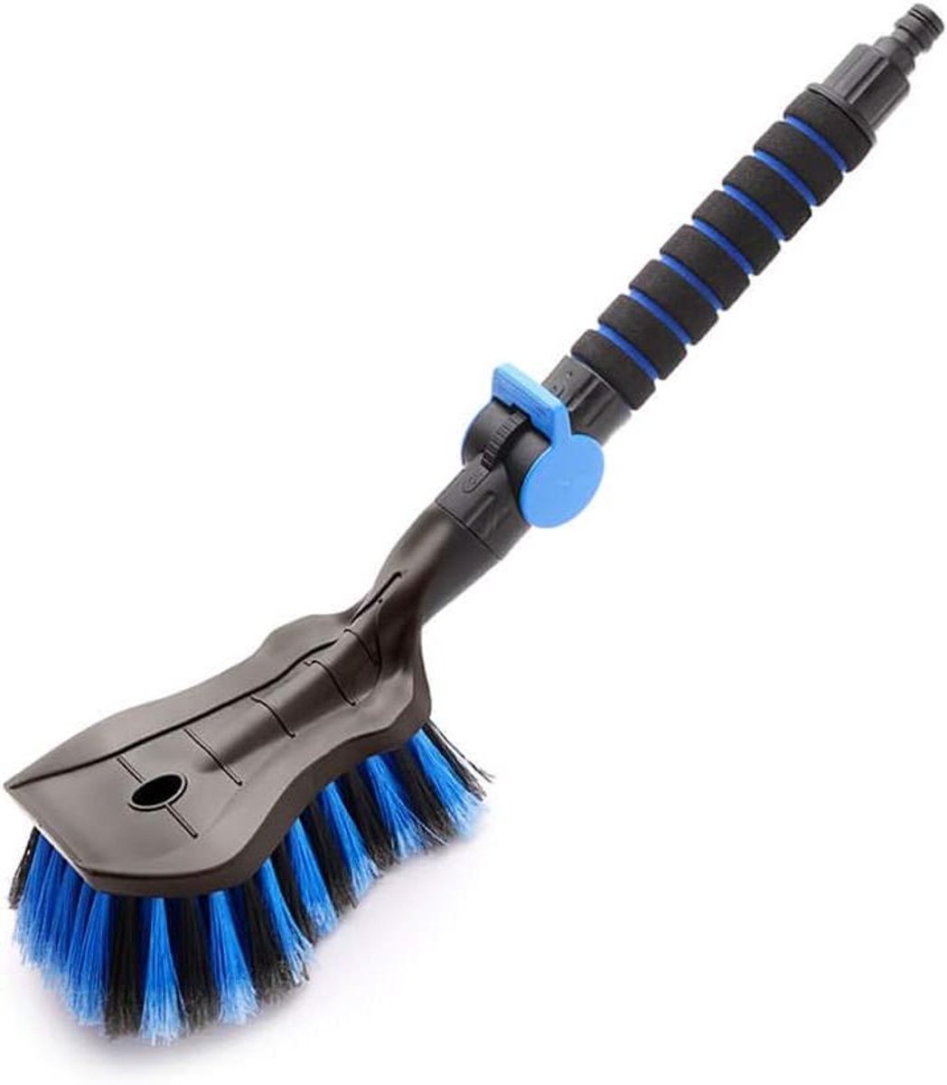 Wasborstel Auto - Autowasborstel Slang - Auto Reinigen - Met Slangaansluiting - 44 cm - Niet gespecificeerd
