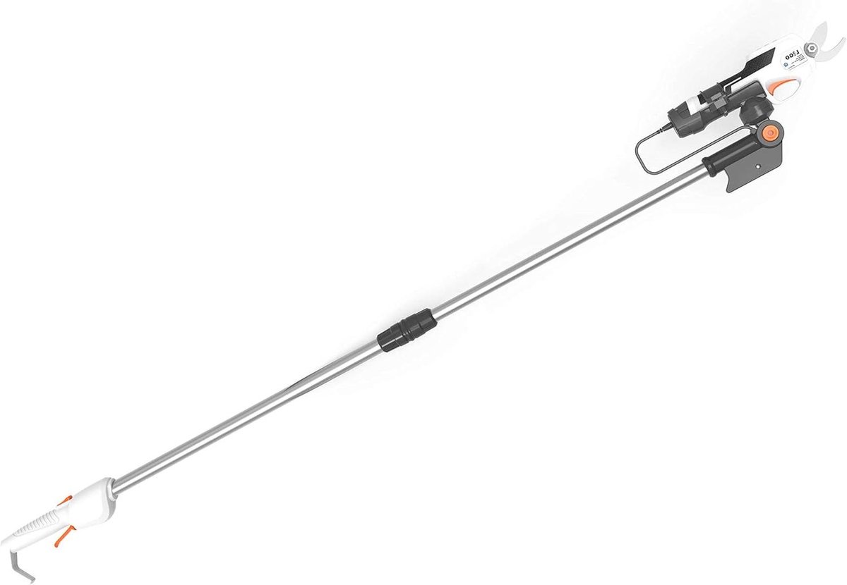Elektrische Snoeischaar - Takkenschaar Accu - Tuin Onderhoud - Telescopische Steel - Max 25 mm - Wit