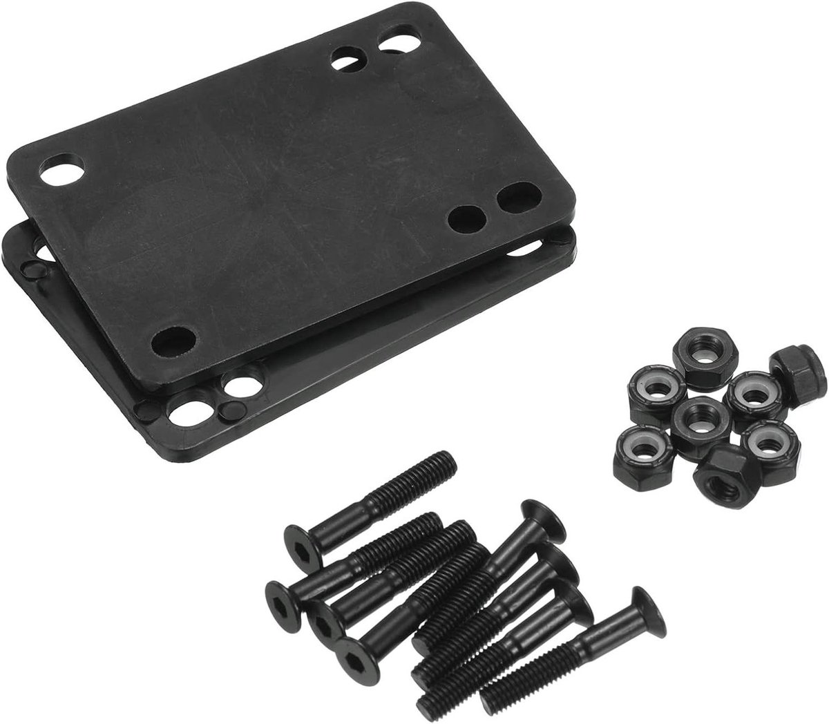 Skateboard Riser Pads Longboard Shock Pads Onderdelen Vervangen Trillingen Verminderen 2 stuks 3 mm