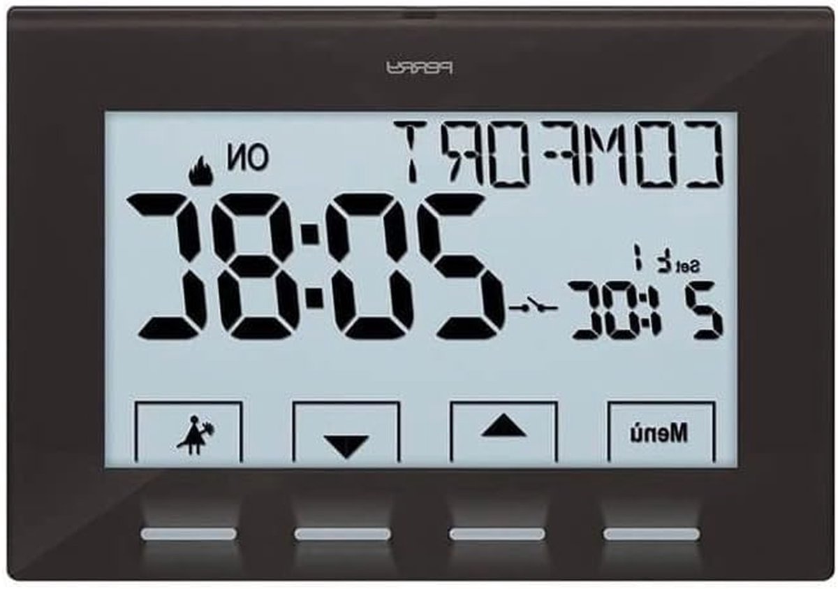 Thermostaat Muur - Regelaar Boiler - Verwarming Regelen - Digitaal Display - 3 Volt - Antraciet