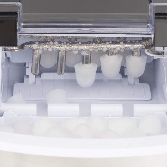 IJsmachine voor 12 kg ijsblokjes per dag - Compact & Draagbaar IJsmaker - 2 Formaten van Merkloos — afbeelding 2