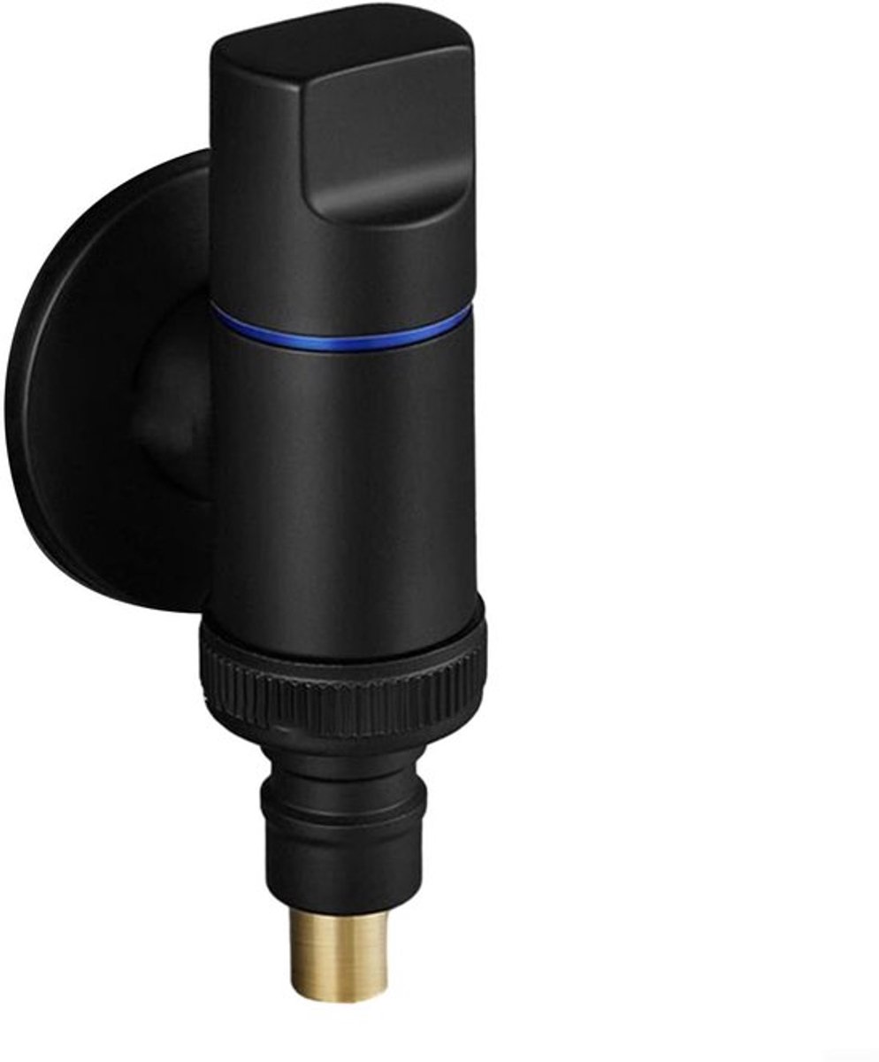 Jhubersproducts - Wasmachine Kraan - Messing Water Stop - Duurzaam