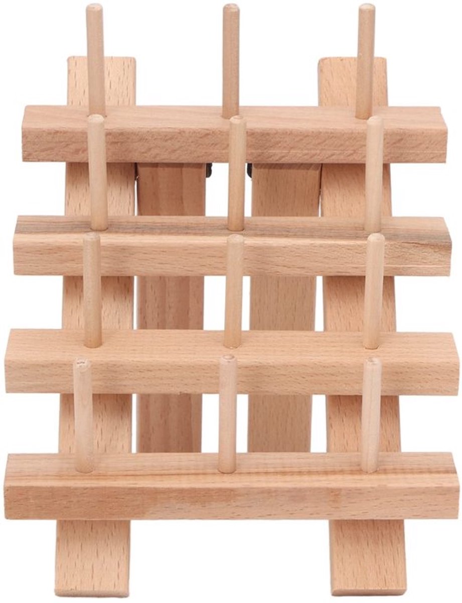 Store_8 - Spoelrek Hout - Vouwdraadframe - Grote Capaciteit