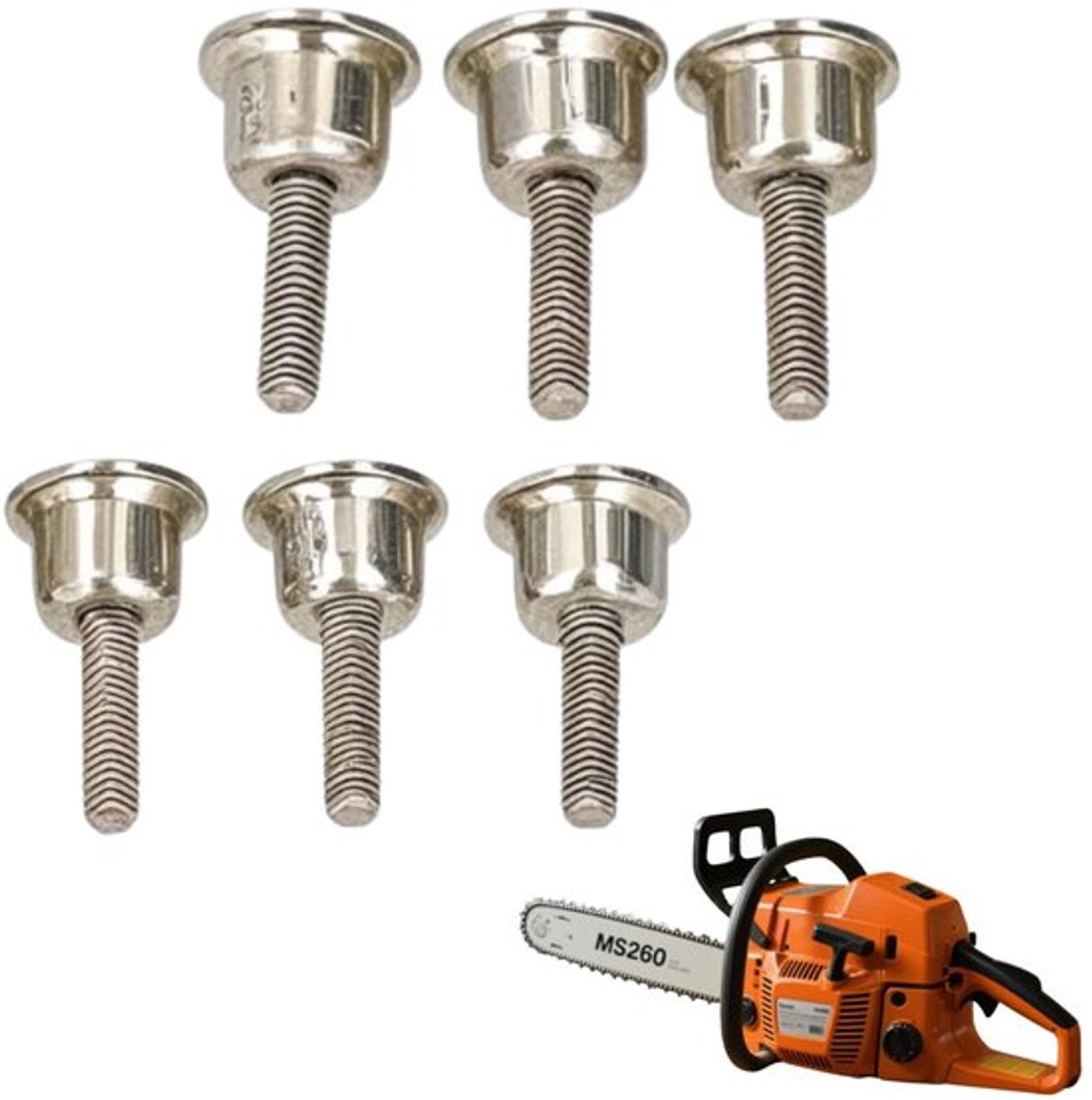 Store_8 - Schroefset Kettingzaag - M4 Remhandvat - 6 Stuks