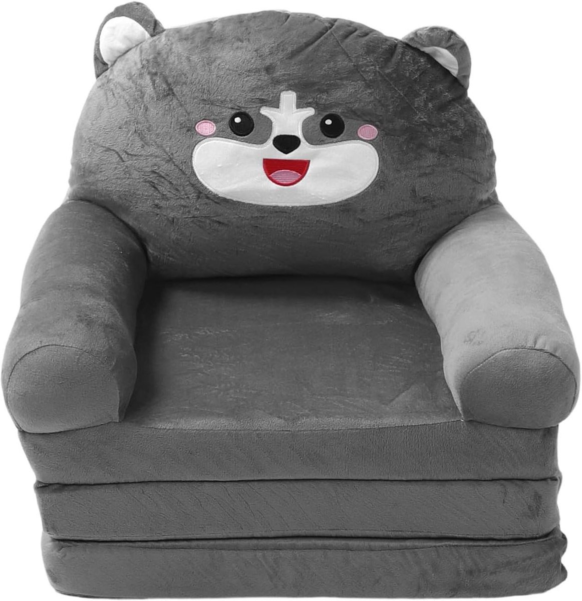 Opvouwbare Kinderbank - Kinderslaapbank Kinderfauteuil - Ontspannen en Spelen - 2-in-1 Slaapbank - 50 x 38 x 21 cm - Multicolor