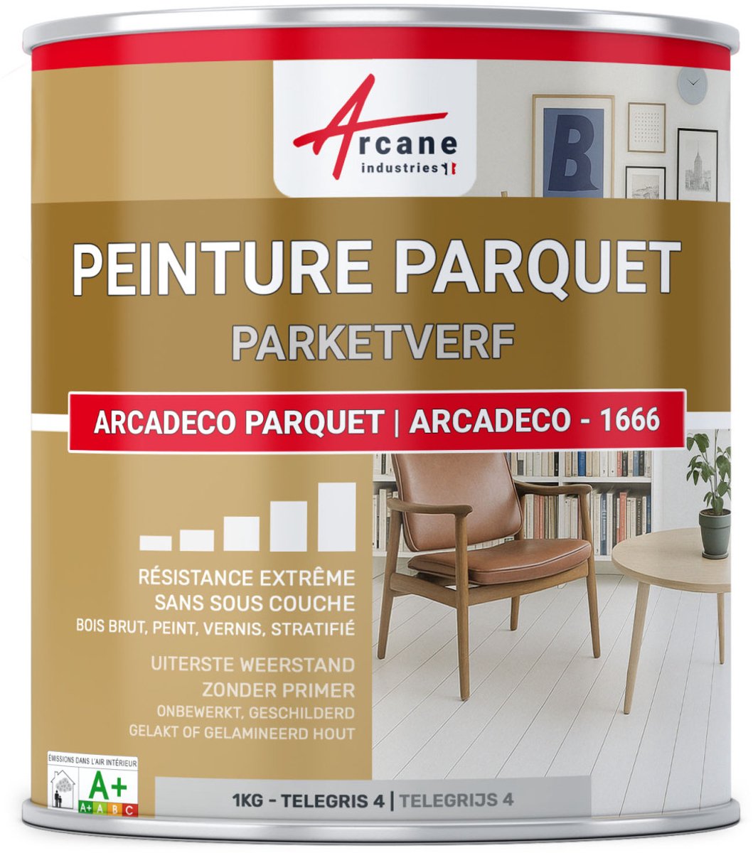 Houten parketverf, laminaatvloer: ARCADECO PARQUET