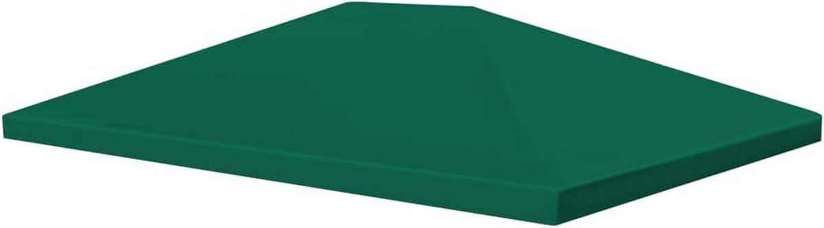 Gazebo Dakzeil - Tentdak Vervanging - Buiten Leven - Waterafstotend PVC Coating - 3x3 m - Groen
