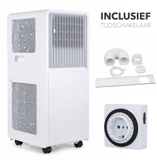 Handson mobiele airco 7000 BTU - Inclusief tijdschakelaar - 3 in 1 - Met afvoerslang - Airco - Slaapkamer of woonkamer - 16 tot 31 graden