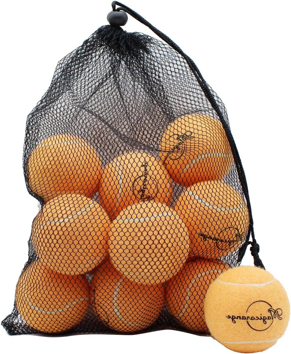 Tennisballen - Oefenballen Trainingsballen - Sporten en Spelen - Duurzaam Viltmateriaal - 25 inch Doorsnede - Oranje