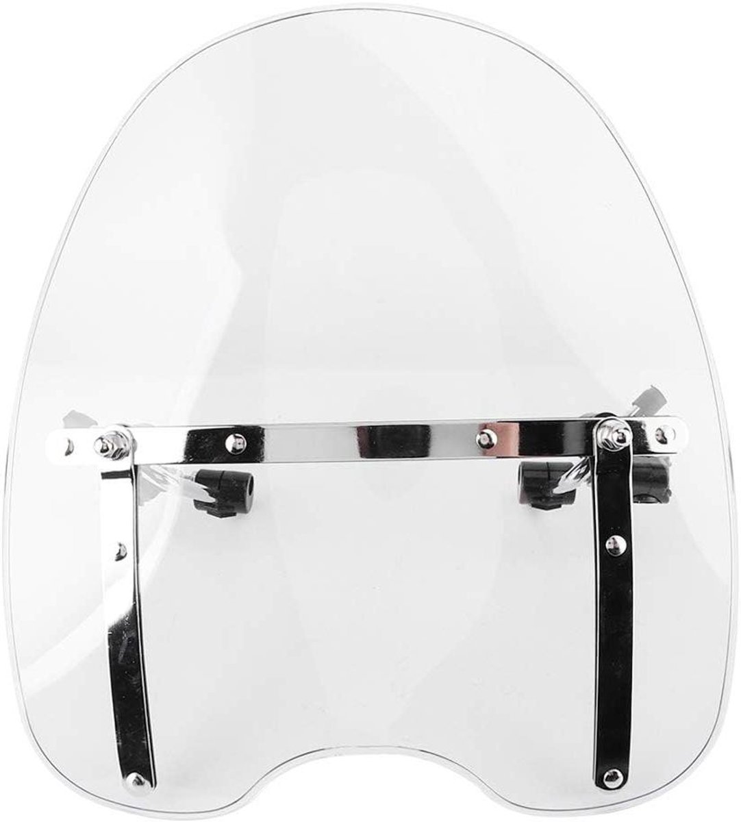 Motorfiets Windscherm - Voorruit Motor - Bescherming Tegen Wind - Verstelbare Montagebeugel - 22-25 mm - Transparant
