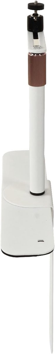 Projectorstandaard - Beamerhouder - Thuisbioscoop - 360 graden rotatie - 24-40 cm verstelbaar - Wit