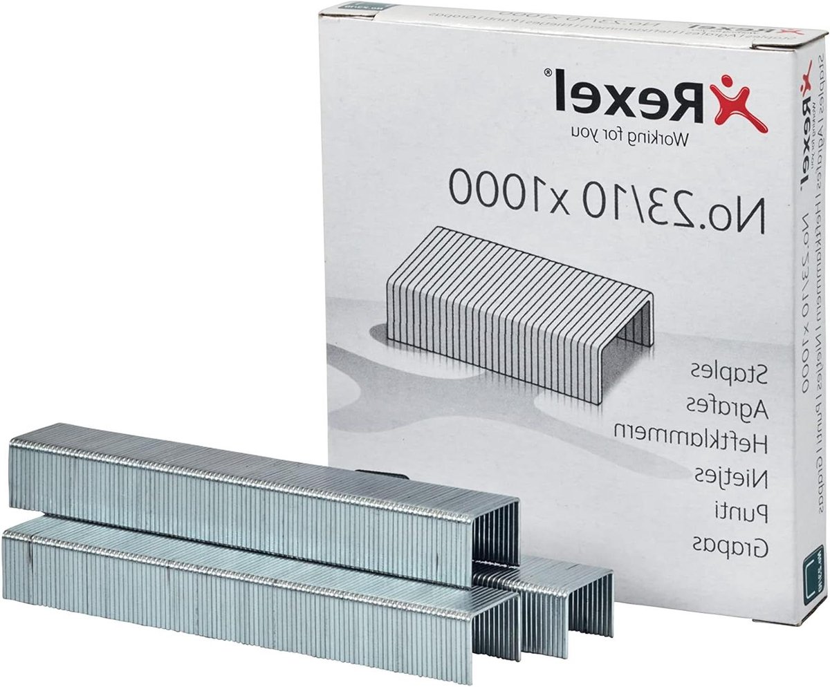 Staples - Krammen Kantoor - Documenten Vastmaken - Stevig Staal - 1000 Stuks - Zilverkleurig