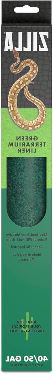 Terrarium Bodem - Reptiel Ondergrond - Verbeteren Leefomgeving - Herbruikbaar Materiaal - 50 Gallon - Groen