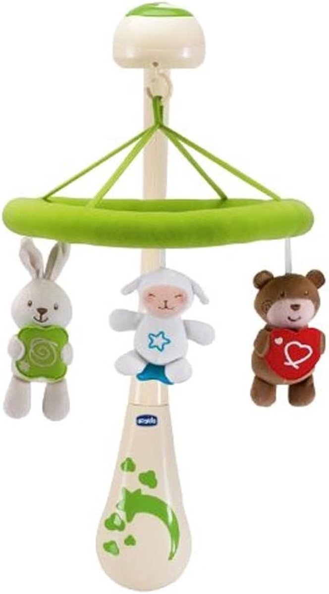 Baby Mobiel - Nachtlampje Muziek - Baby Entertainment - Drie Speelmodi - 1 AA Batterij - Multicolor