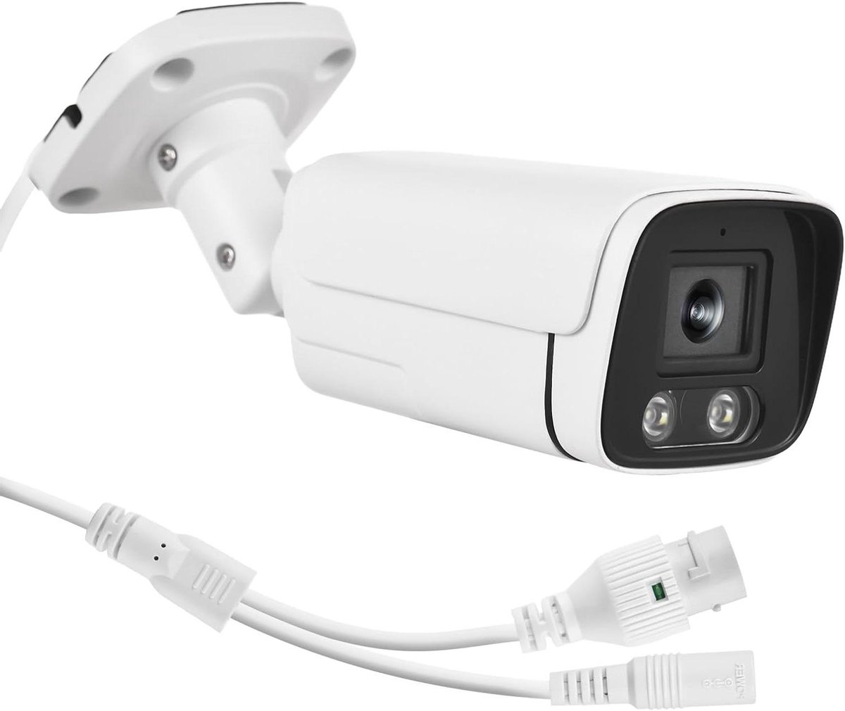 Beveiligingscamera Buiten - IP Camera Monitor - Woning Beveiligen - 4MP Live Video - IP66 Weerbestendig - Metaal Grijs